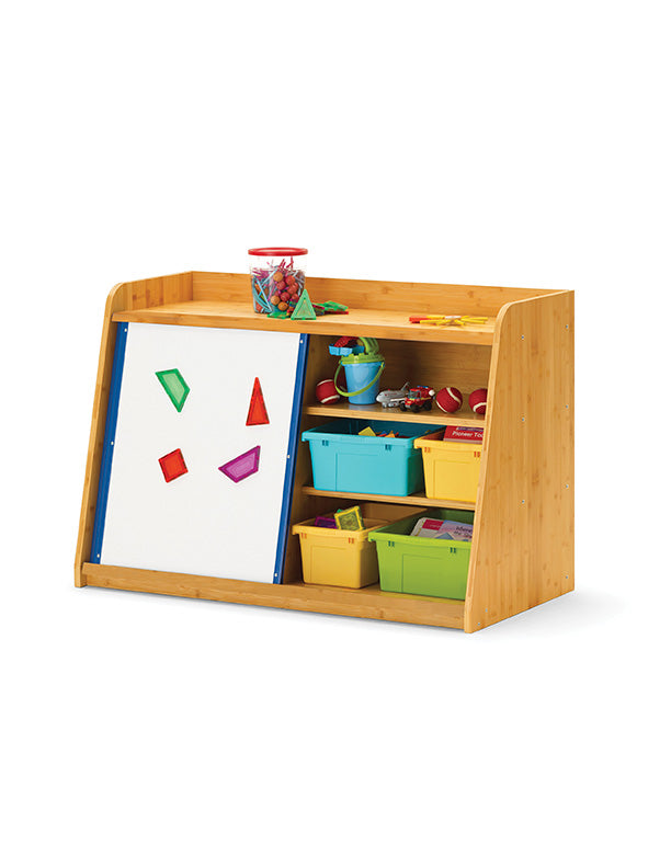 BWS1-VM Shelf for writing and storing with 1 board and vibrating bins