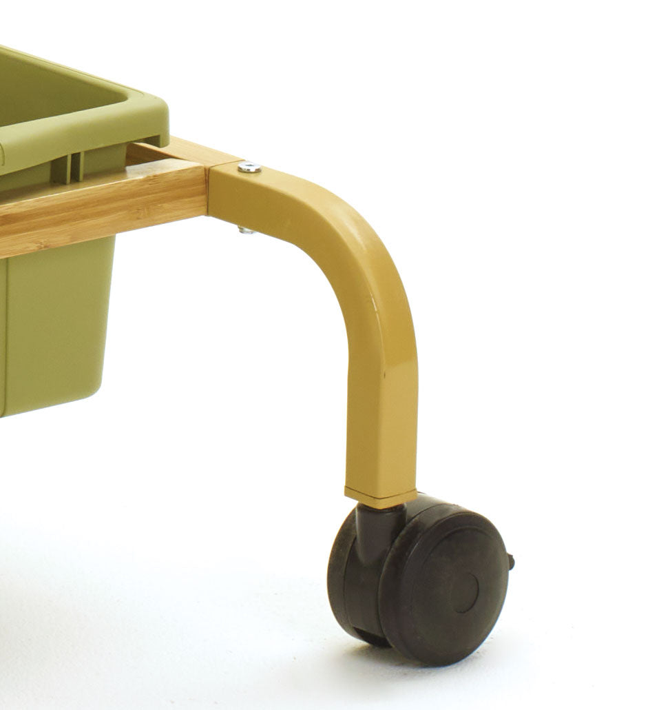 CS701-S Chevalet Deluxe en Bambou - Bacs verts sauges