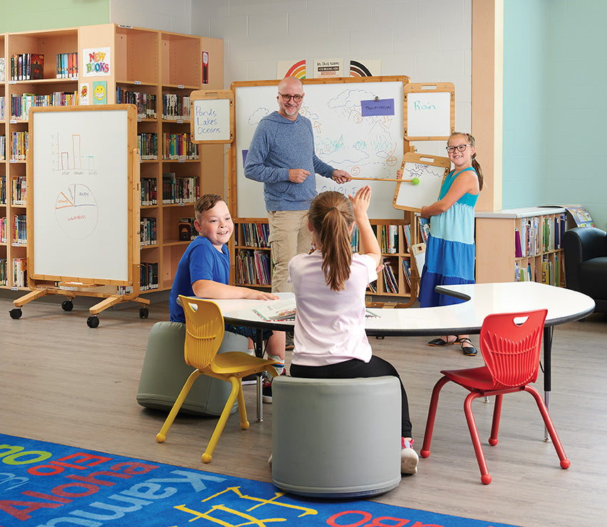 CWB1 Premium Collaboration Whiteboard Template with Slate Kit