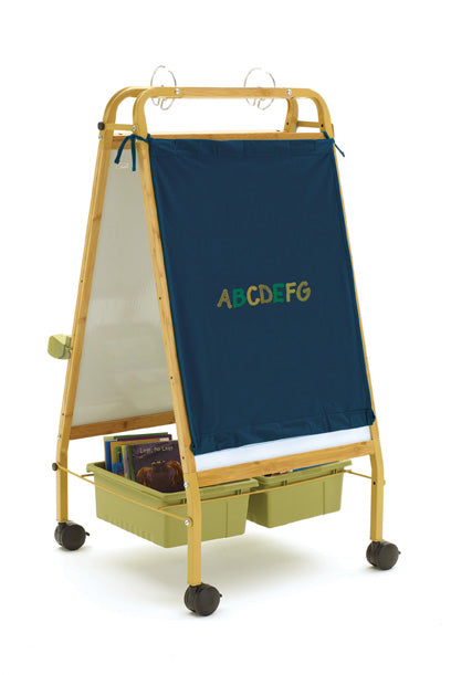 ELS2-S Bamboo Early Learning Station with Sage Bins