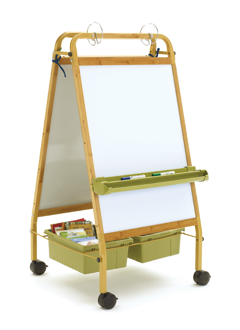 ELS2-S Bamboo Early Learning Station with Sage Bins