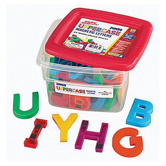 JE-502 Jumbo uppercase and multicolor magnetic letters