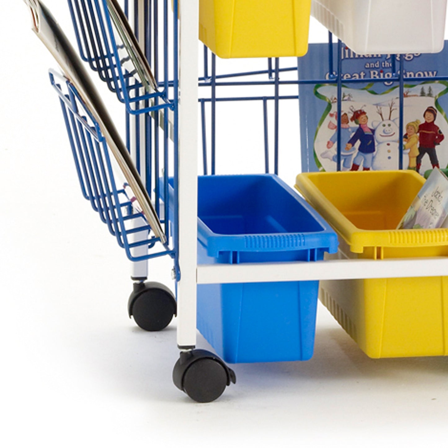 BB005-18-1 Chariot pour livres Deluxe 18 Bacs