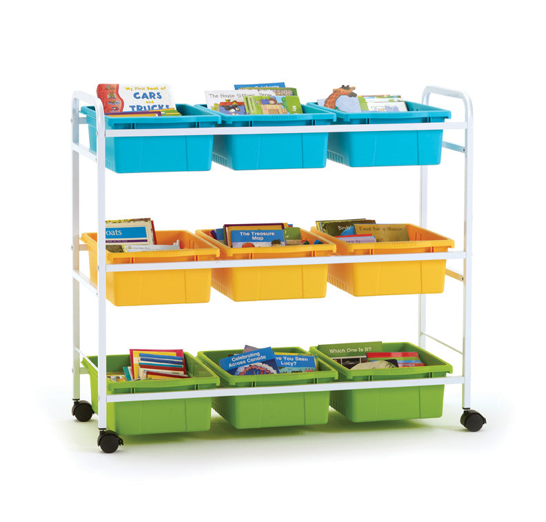 BB005-9-VC Book Cart - Cold Vibrating Combo