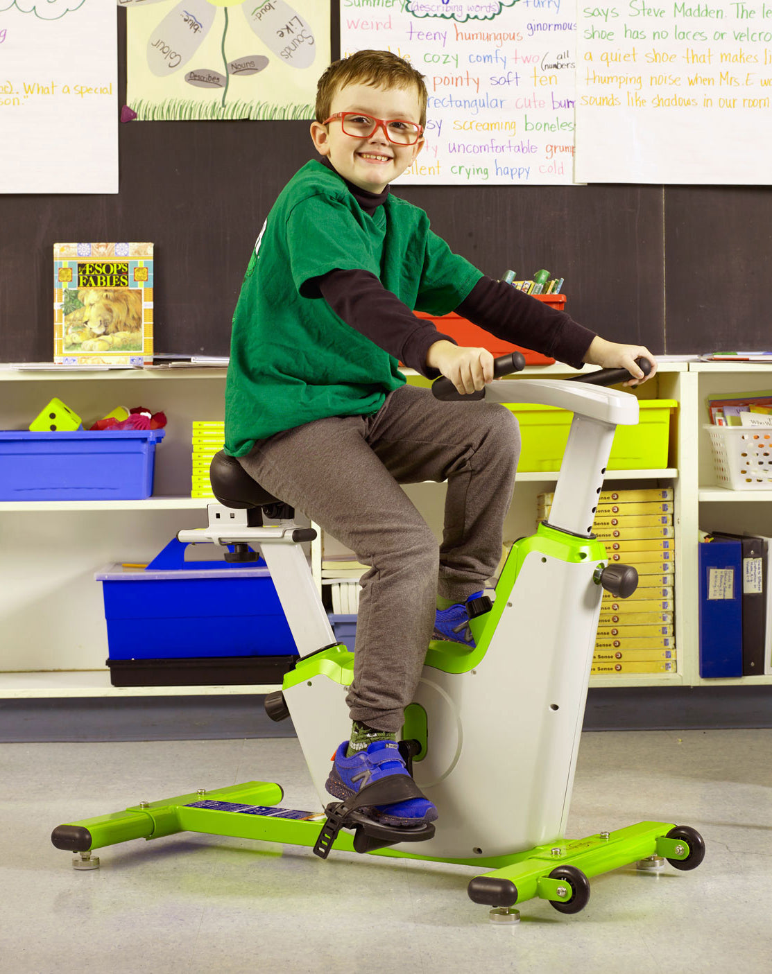SCC102 Classroom Self-Regulating Bike - Kindergarten to 2nd Grade - Without Work Surface
