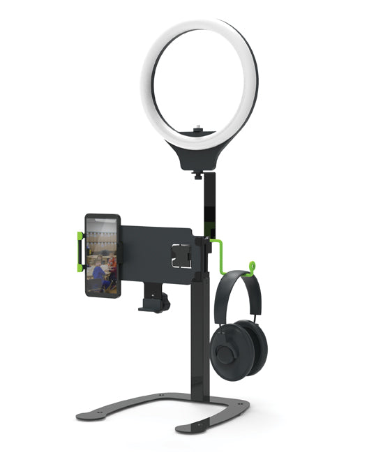DCS7 “Dewey” iPad Video Recording Stand with Ring Light