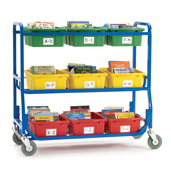 LW430 Bookshelf on wheels