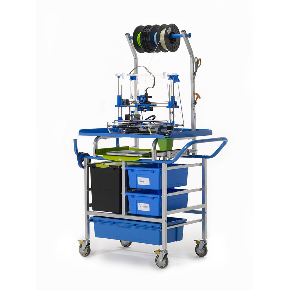 TD5001 Deluxe 3D Printer Cart - 2 Tray Set