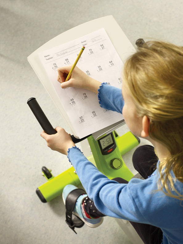 SCC100 Classroom Self-Regulating Bike - Kindergarten to 2nd Grade - With Work Surface