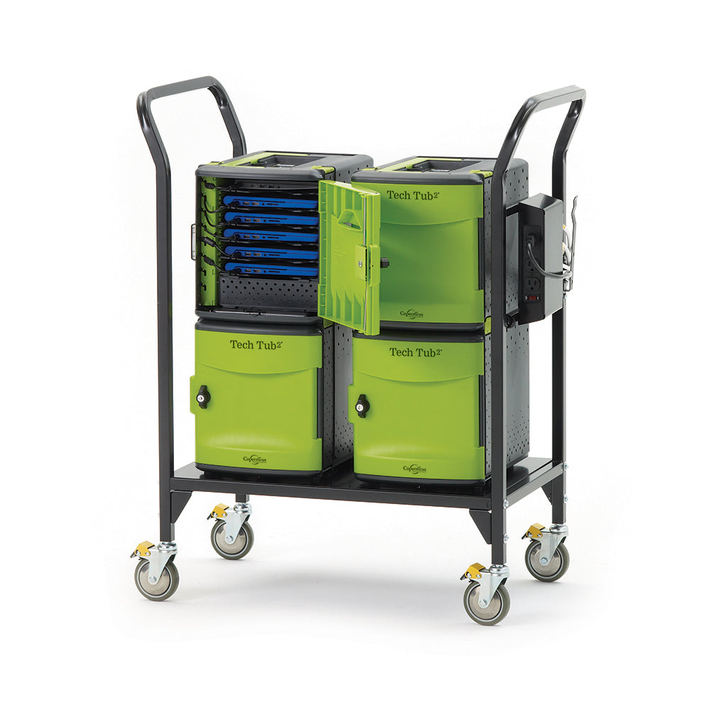 FTT724 “Tech Tub2” Deluxe Cart - 24 shelves