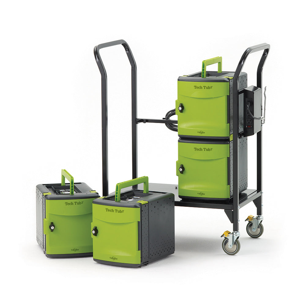 FTT724 “Tech Tub2” Deluxe Cart - 24 shelves