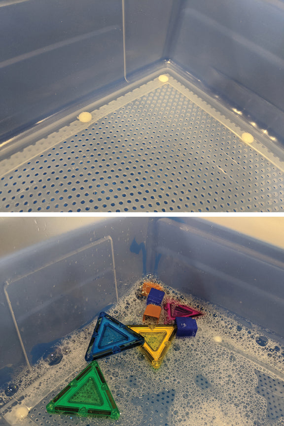 SAN-TUB1 Cleaning Bin Set for Handling Objects