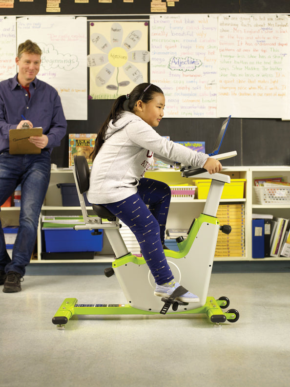 SCC100 Classroom Self-Regulating Bike - Kindergarten to 2nd Grade - With Work Surface