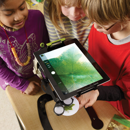 DCS6 "Dewey" iPad Stand with Microscope and LED Light