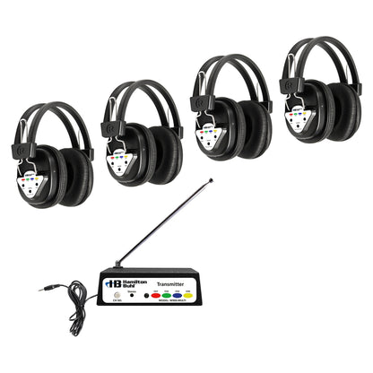 EL-140-W Centre d'écoute sans fil pour 4 personnes